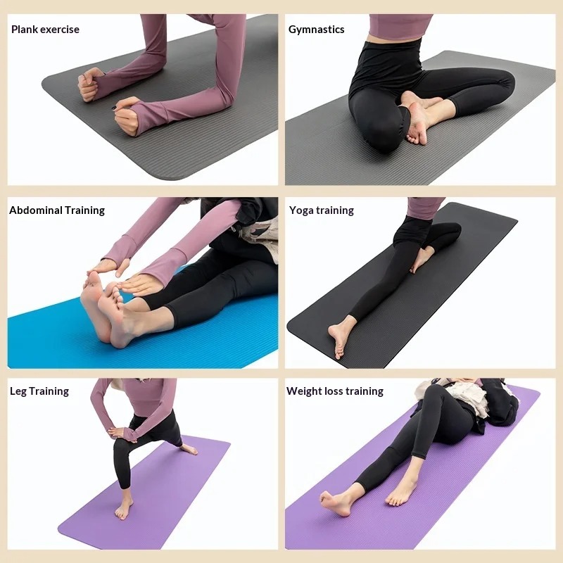 Yoga Of Fitness Mat - Ekstra Kalın Kaymaz Yoga Matı Darbe