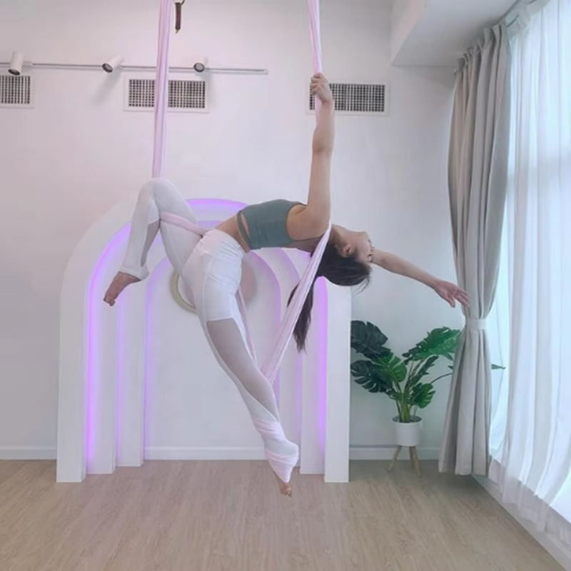 Yoga Swing Aerial - 8 Metre Profesyonel Siyah Hava Sporları