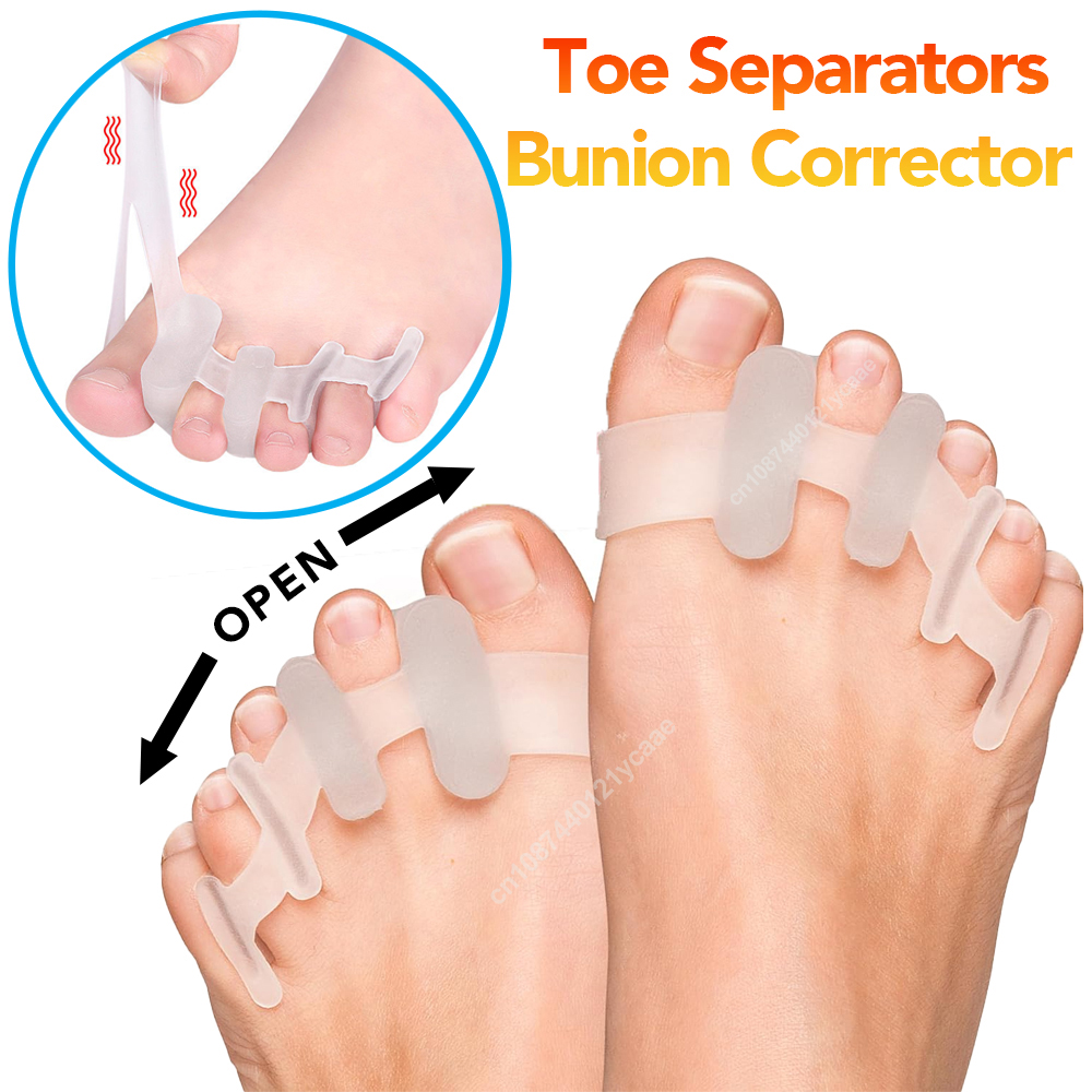 Yoga Toe Separator - 1 çift Silikon Ayak Ayırıcı Bunyon