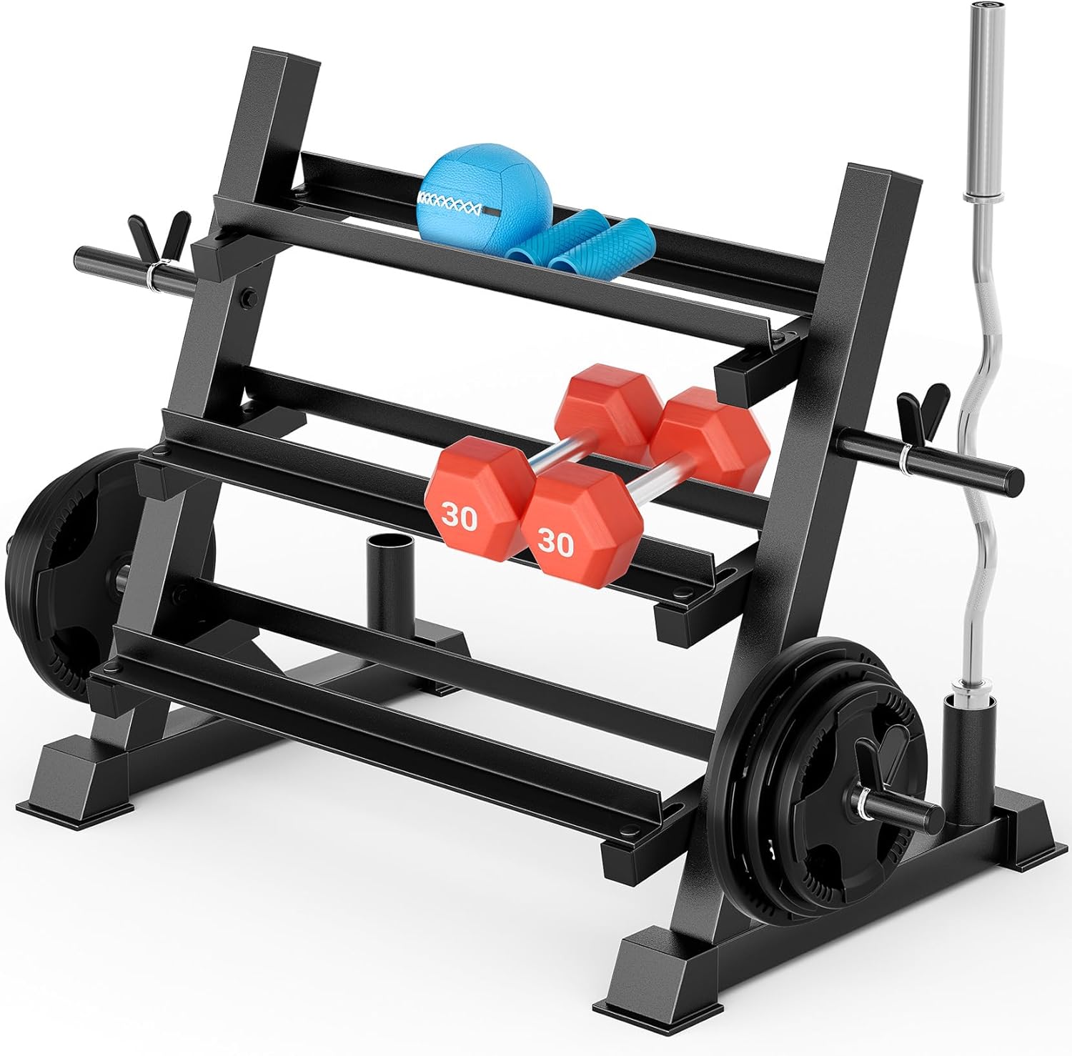 Adjustable Dumbbells - Evde Kullanım İçin, Sağlam Malzeme, Kahverengi