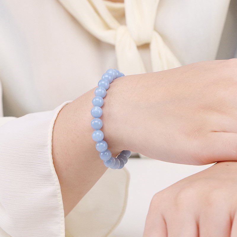 JD doğal taş mavi Angelite mel - Yoga Fitness Tracker incelemesi ve fiyatı