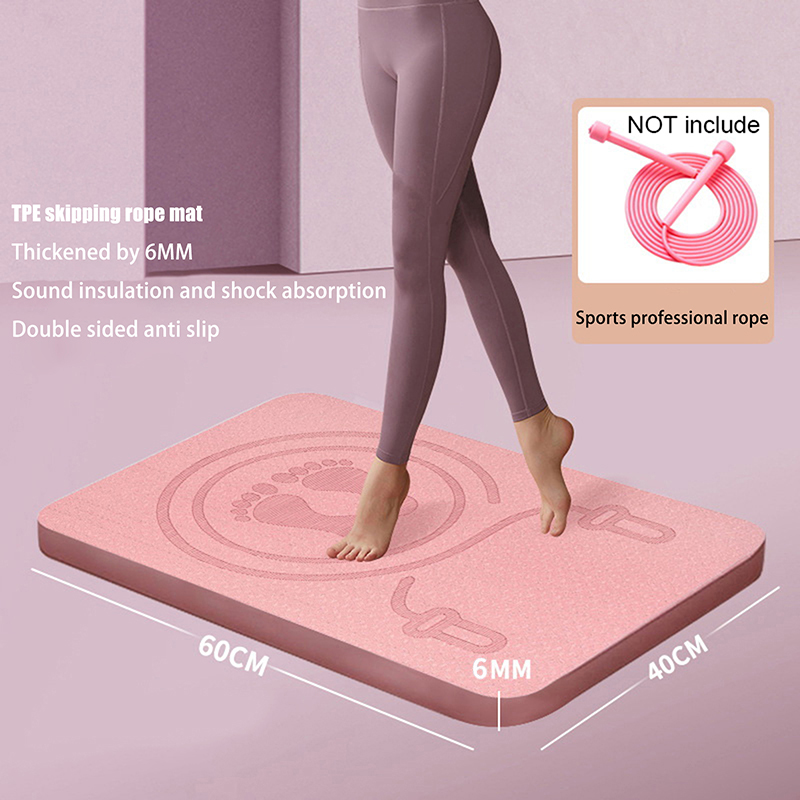 6MM Atlama İpi Matı Gürültü Ön - J-Yoga Fitness incelemesi ve fiyatı