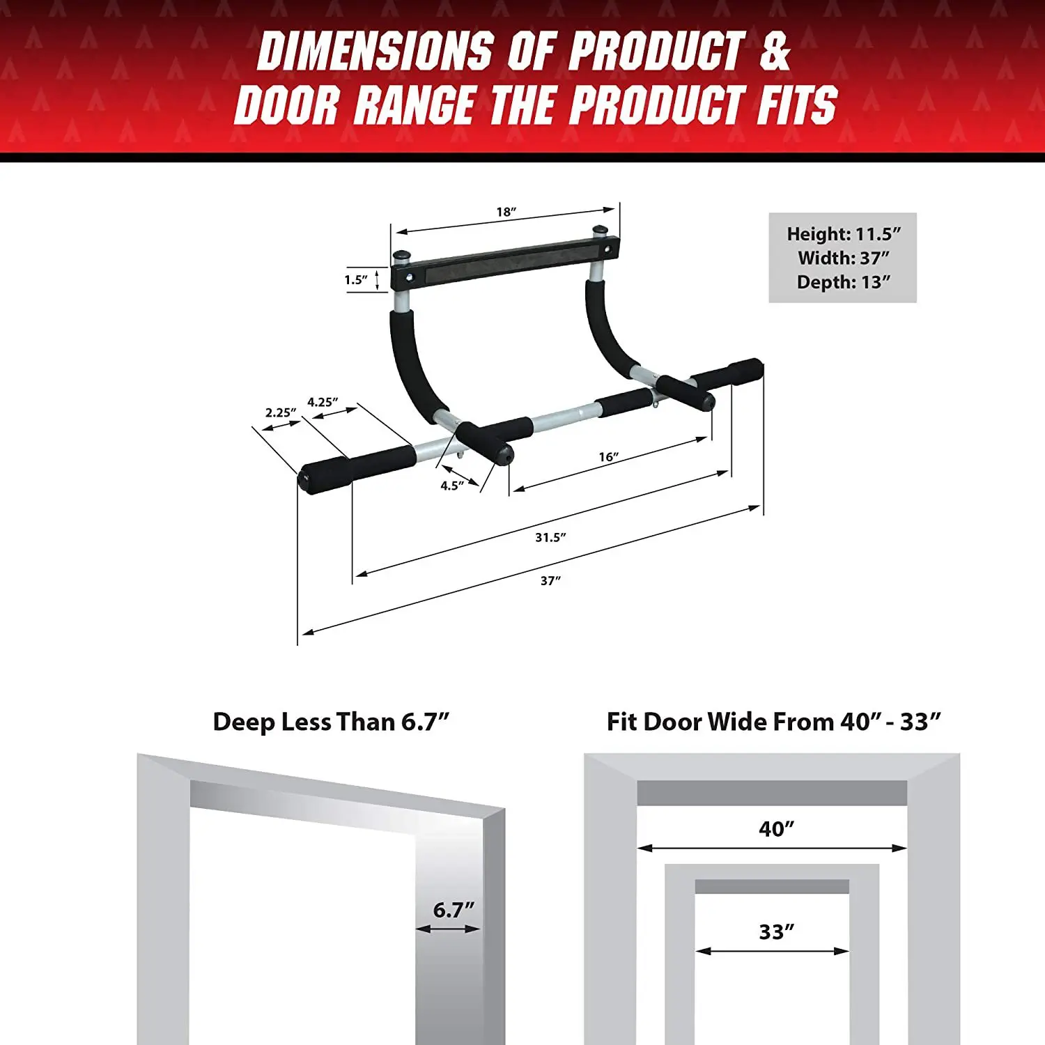 Yeni Kapalı Fitness Kapı Çerçe - Pull Up Bar Doorframe incelemesi ve fiyatı