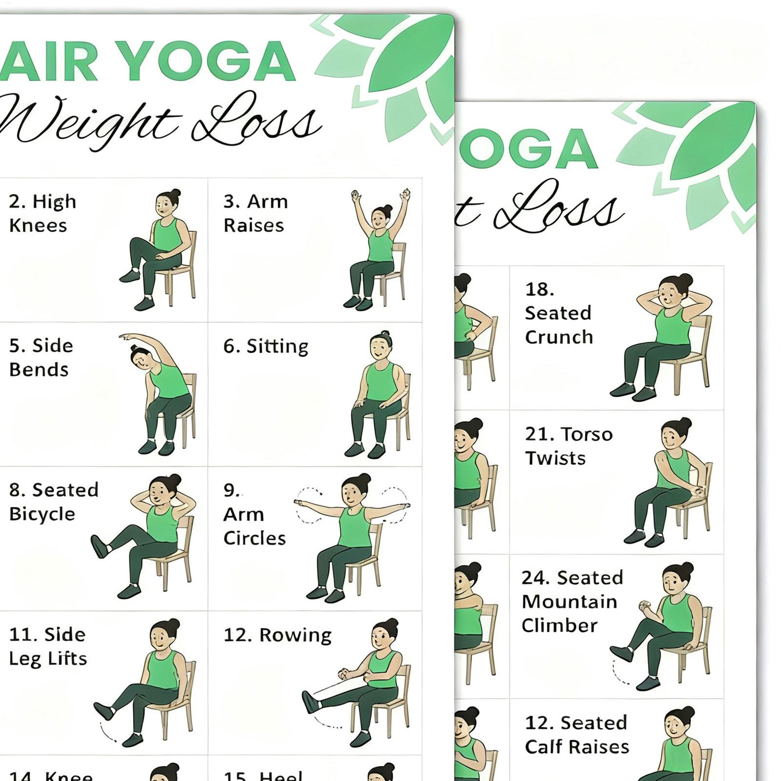 2 Adet Yoga Posteri Evde Egzer - Yoga Health & Fitness Center incelemesi ve fiyatı