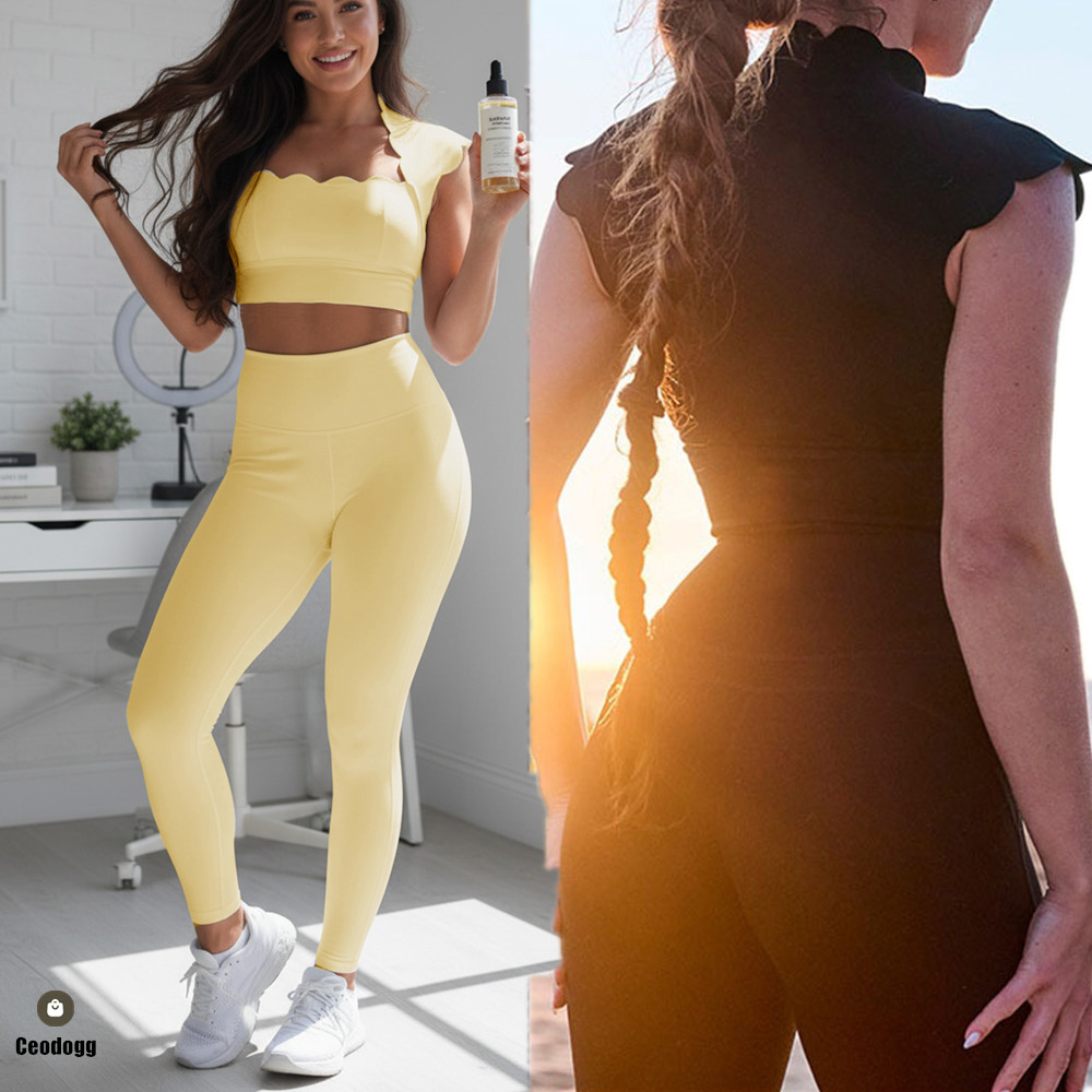 Dalgalı Kadın Spor Atleti Yoga - Yoga Fitness Tapis incelemesi ve fiyatı